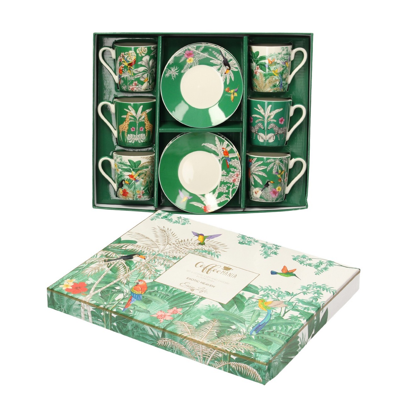 Espressoset Exotic 6 Stck., 8 x 6 x 6 cm günstig online kaufen