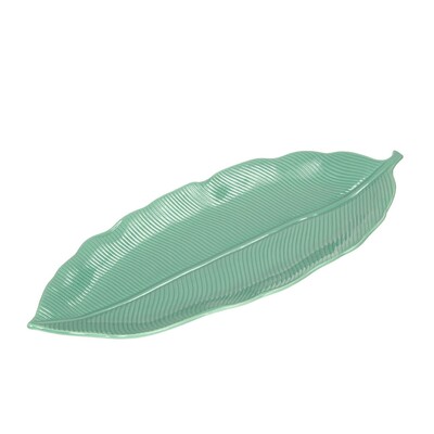 Półmisek Jungle Leaves 47cm light green 47 x 19 x 3 cm