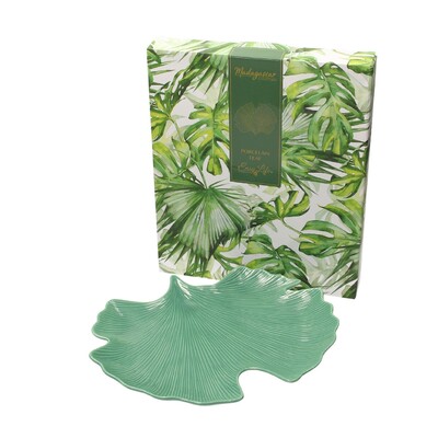 Półmisek Jungle Leaves 35cm light green