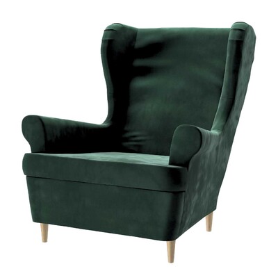 Wing Back Ikea Strandmon Chair Green Green Sitting Chair STRANDMON