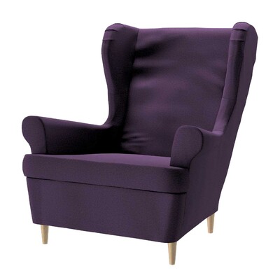 Strandmon armchair cover violet 161 27 Dekoria