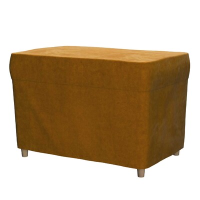 Pokrowiec na podnóżek Strandmon 60 x 42 x 41 cm w kolekcji Velvet, tkanina: 704-23