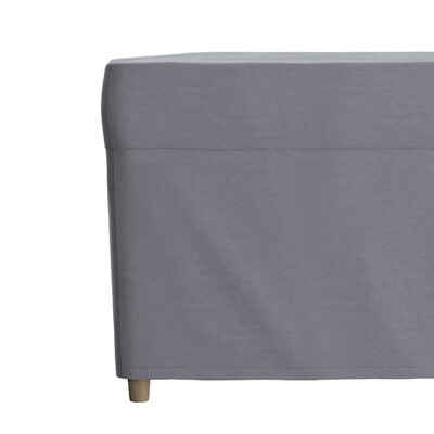 Housse pour repose-pieds Strandmon 60 x 42 x 41 cm  dans la collection Velvet, Tissu: 704-24