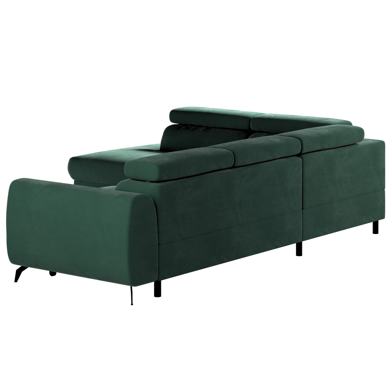 Ecksofa Leo, grün, 268x201x93, Polsterstoffe (CL39) günstig online kaufen