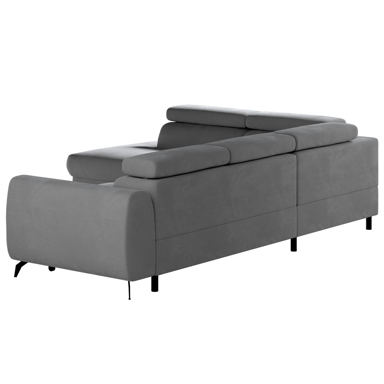 Ecksofa Leo, grau, 268x201x93, Polsterstoffe (CL91) günstig online kaufen