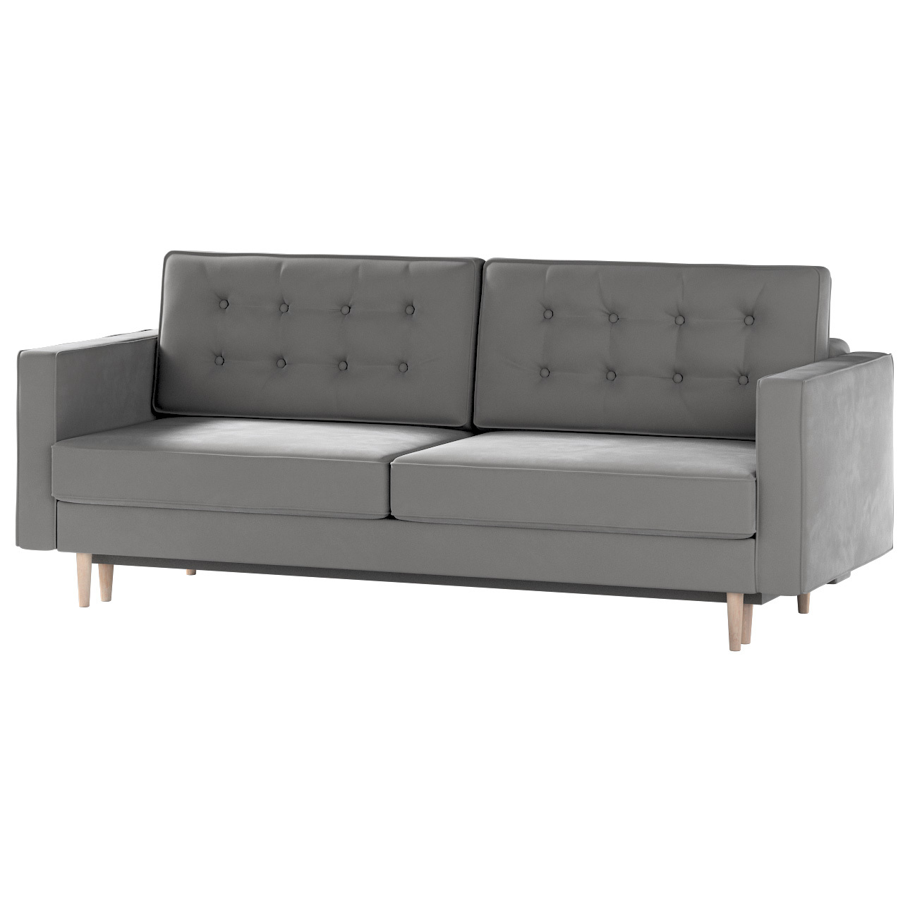 Ausklappbares Sofa Svein, grau, 224x97x91, Polsterstoffe (RI91) günstig online kaufen