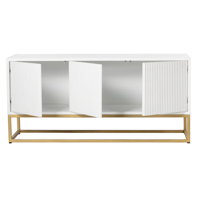 Komoda Wavy white 130,5 x 45 x 61 cm