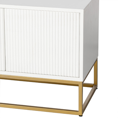 Komoda Wavy white 130,5 x 45 x 61 cm