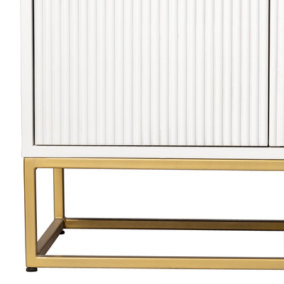 Komoda Wavy white 130,5 x 45 x 61 cm