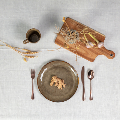 Assiette à dîner Gelato ⌀27cm brown 27 x 2,5 cm