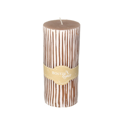 Świeca Renee 15cm brown