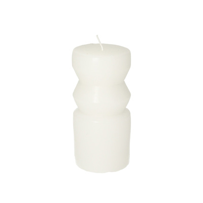 Świeca Cornelia 14cm white 6,5 x 14 cm