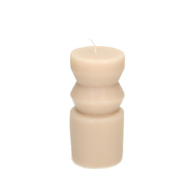 Świeca Cornelia 14cm beige