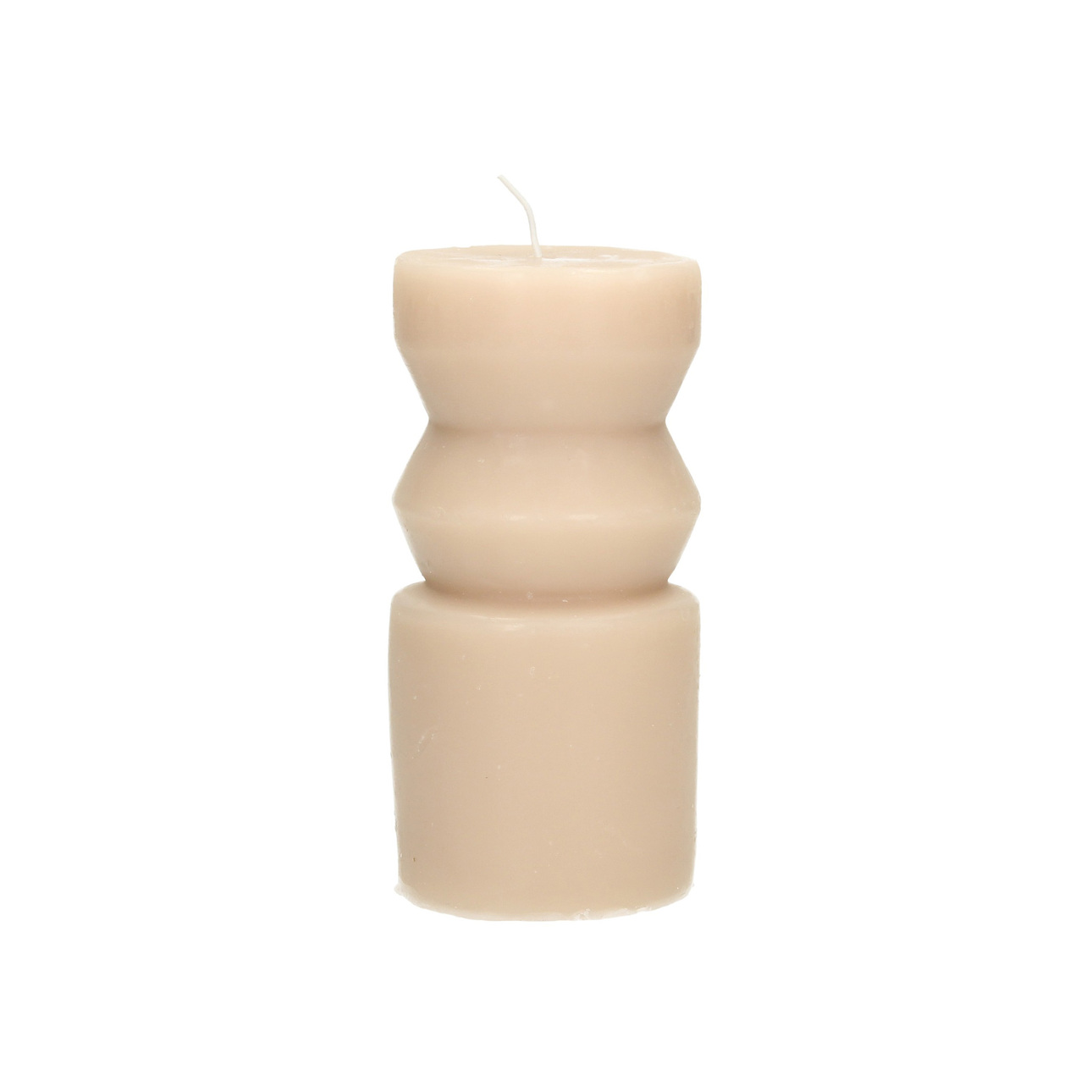 Świeca Cornelia 14cm beige