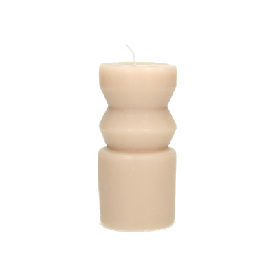 Świeca Cornelia 14cm beige