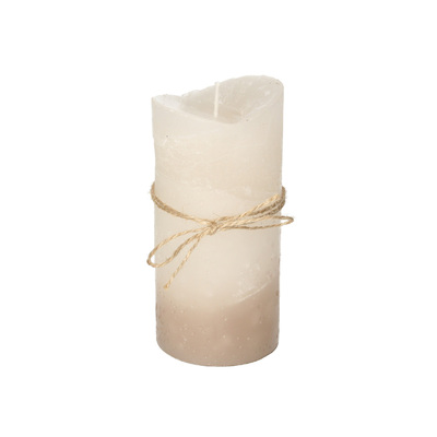 Bougie Dorotea 15cm milk coffe 7 x 15 cm