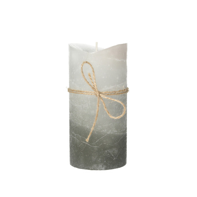 Świeca Dorotea 15 cm dark grey cristal 7 x 15 cm