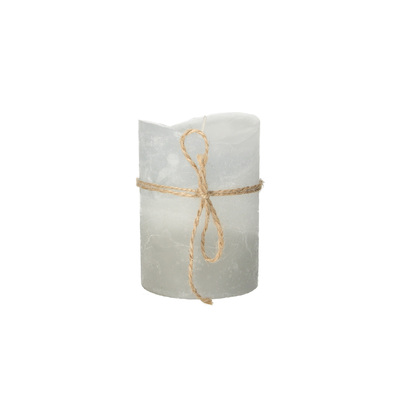Świeca Dorotea 10cm grey cristal 7 x 10 cm