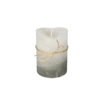 Świeca Dorotea 10cm dark grey cristal 7 x 10 cm