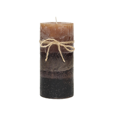 Świeca Silvia 14cm dark brown 6,5 x 14 cm