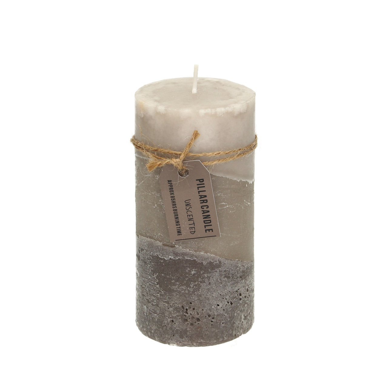 Świeca Lucia 14cm marble brown