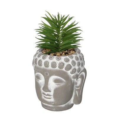 Dekoracja Succulent I Buddha 17cm 10 x 10 x 17 cm