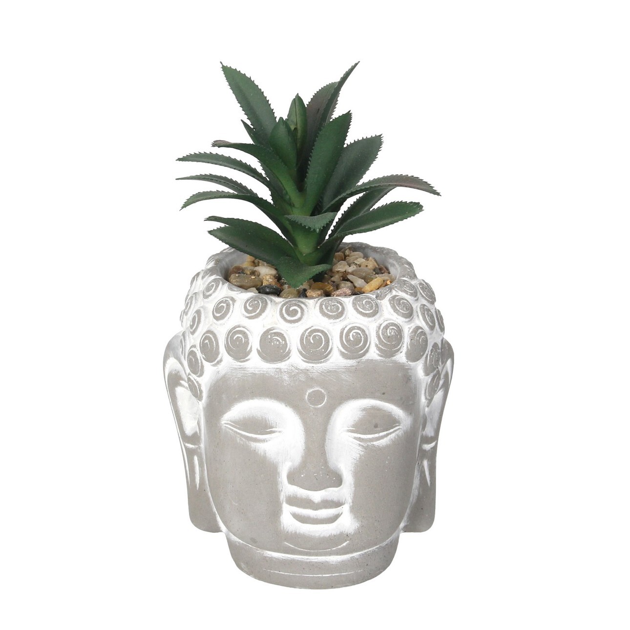 Dekorace Succulent II Buddha 17cm