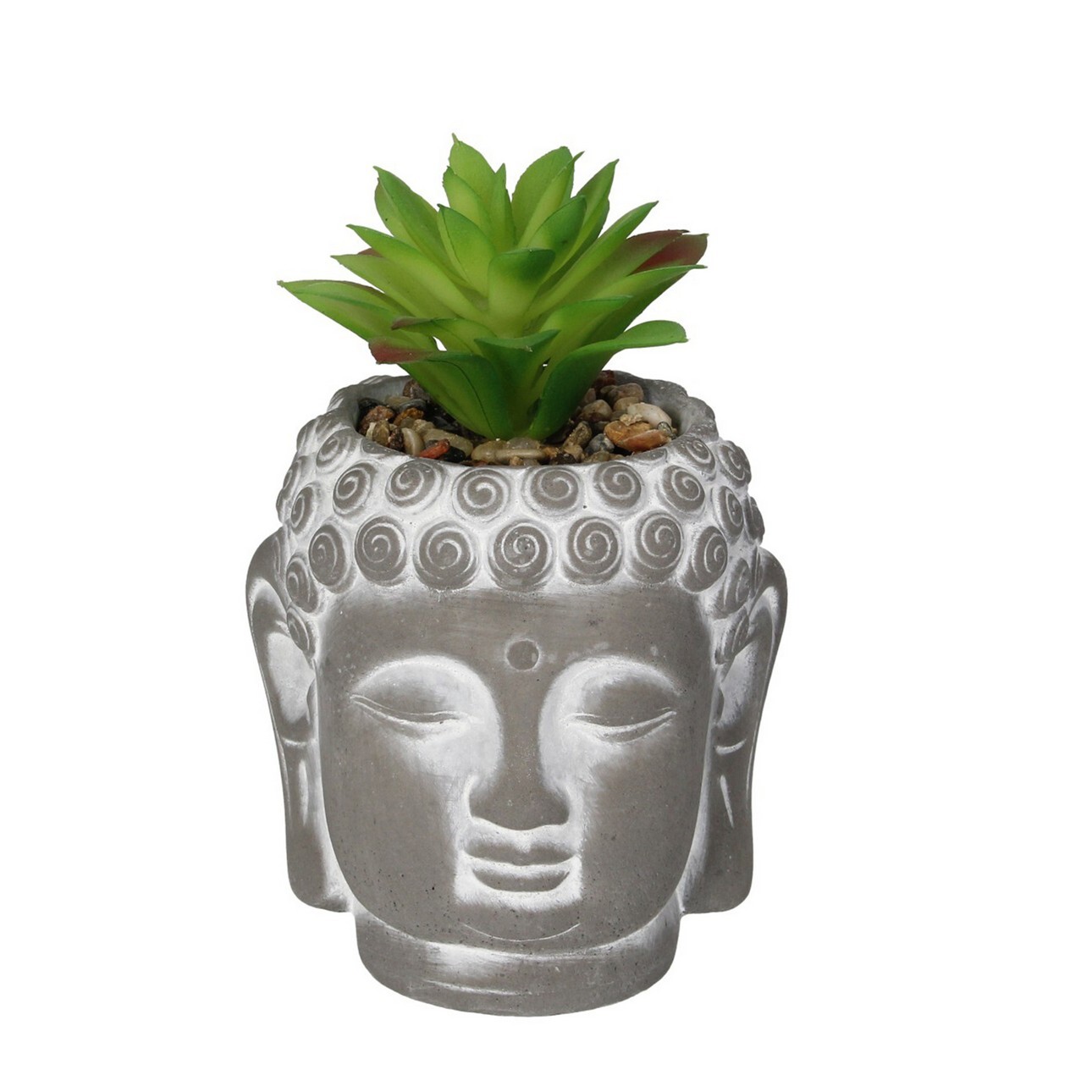 Dekoria Dekorácia Succulent III Buddha 17cm, 10 x 10 x 17 cm