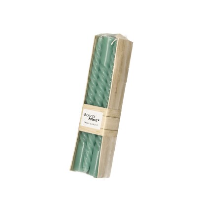 Zestaw świec Pazzo 6szt. green 2 x 20 cm
