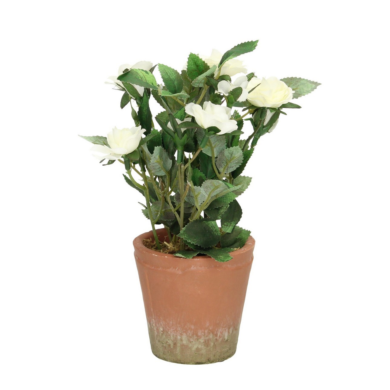 Dekorace White Rose 24cm