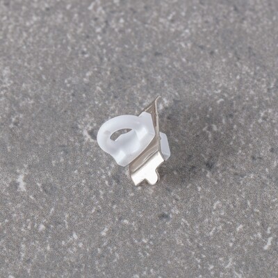 Gardinstopper til væg- og loftskinne 1 x 2 x 1,5 cm