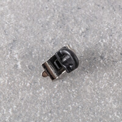 Gardinenstopper für Aluminium-Gardinenschiene Premium schwarz 1 x 2 x 1,5 cm