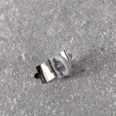 Gardinenstopper für Aluminium-Gardinenschiene Premium grau 1 x 2 x 1,5 cm