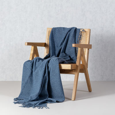 Pled Merinos 140x200cm denim