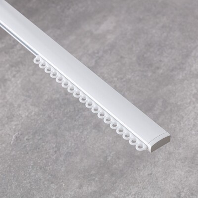 Szyna sufitowa aluminiowa Premium pojedyncza 150cm biała - komplet 150 cm