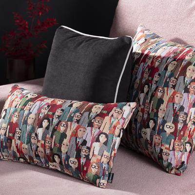 Deko-Kissen 3er Set Modern People 50x50/52x33 cm