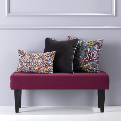 Deko-Kissen 3er Set Dark Garden I 50x50/52x33 cm