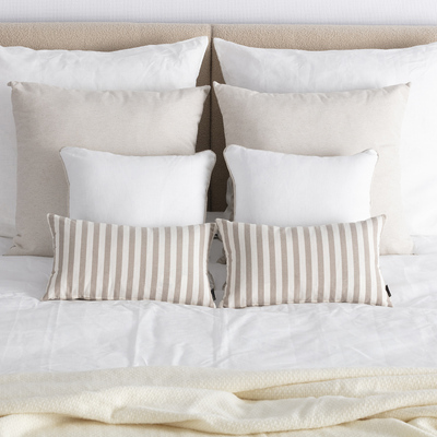 Deko-Kissen 6er Set Classic Stripes 65x65/50x50/52x33 cm