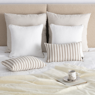 Deko-Kissen 6er Set Classic Stripes 65x65/50x50/52x33 cm
