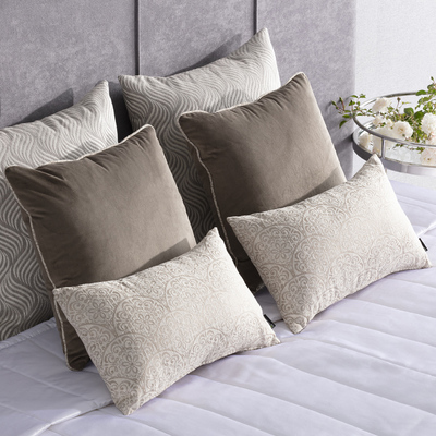 Fluorescerende bloem blauwe kussenslopen 60 x 60 cm set van 4 sofa-kussens linnen decoratieve kussens vierkante kussenslopen dubbelzijdige kussensloop voor tuinbed woonkamer auto home decor geschenken B44