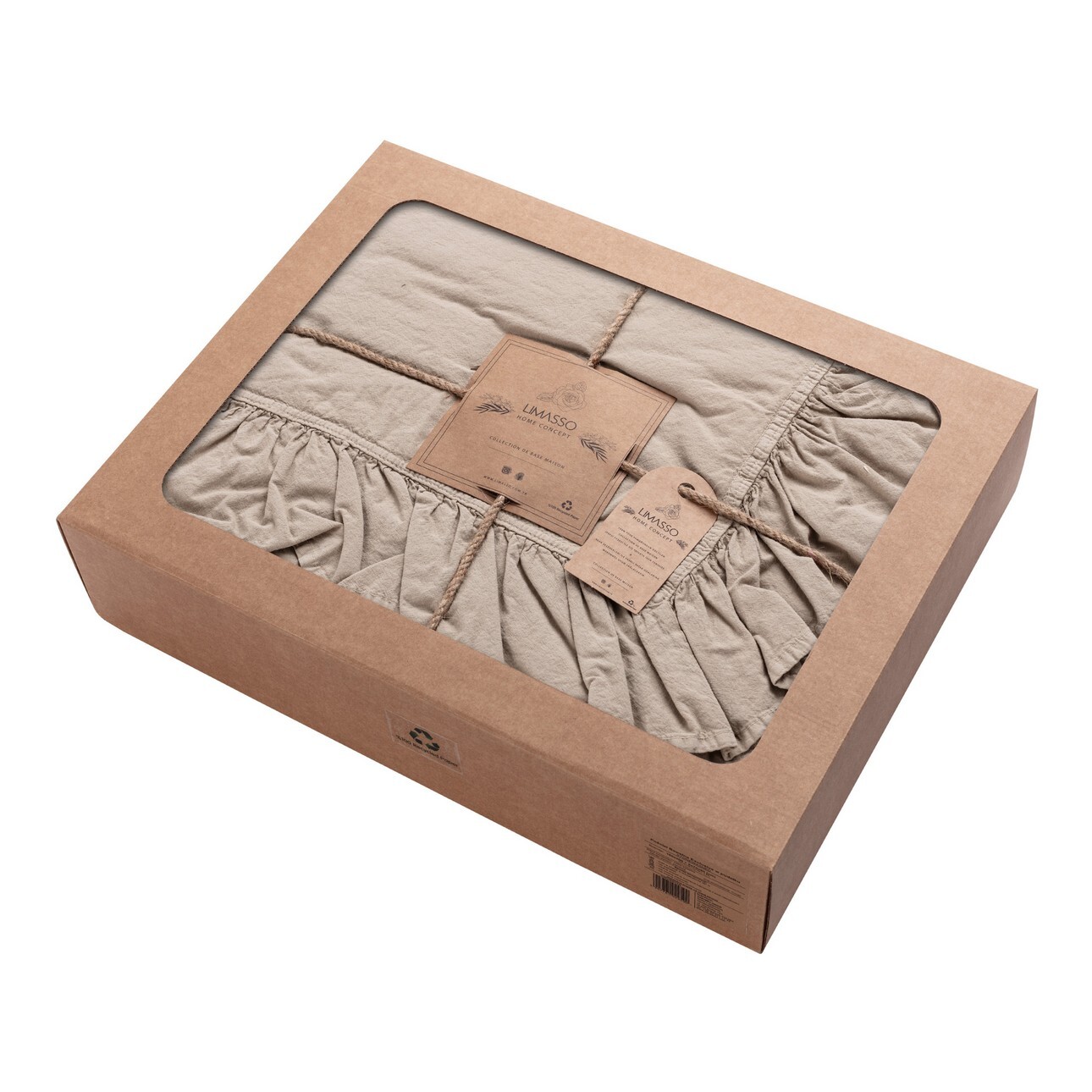 Pościel bawełniana 200x220cm oxford tan