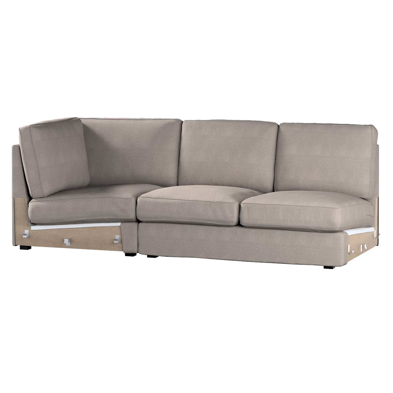 Bezug für Kivik Eckteil, beige-grau, Etna (705-09) günstig online kaufen