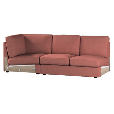 Kivik corner section, brown-cognac, 704-84, width 234 cm, depth 94