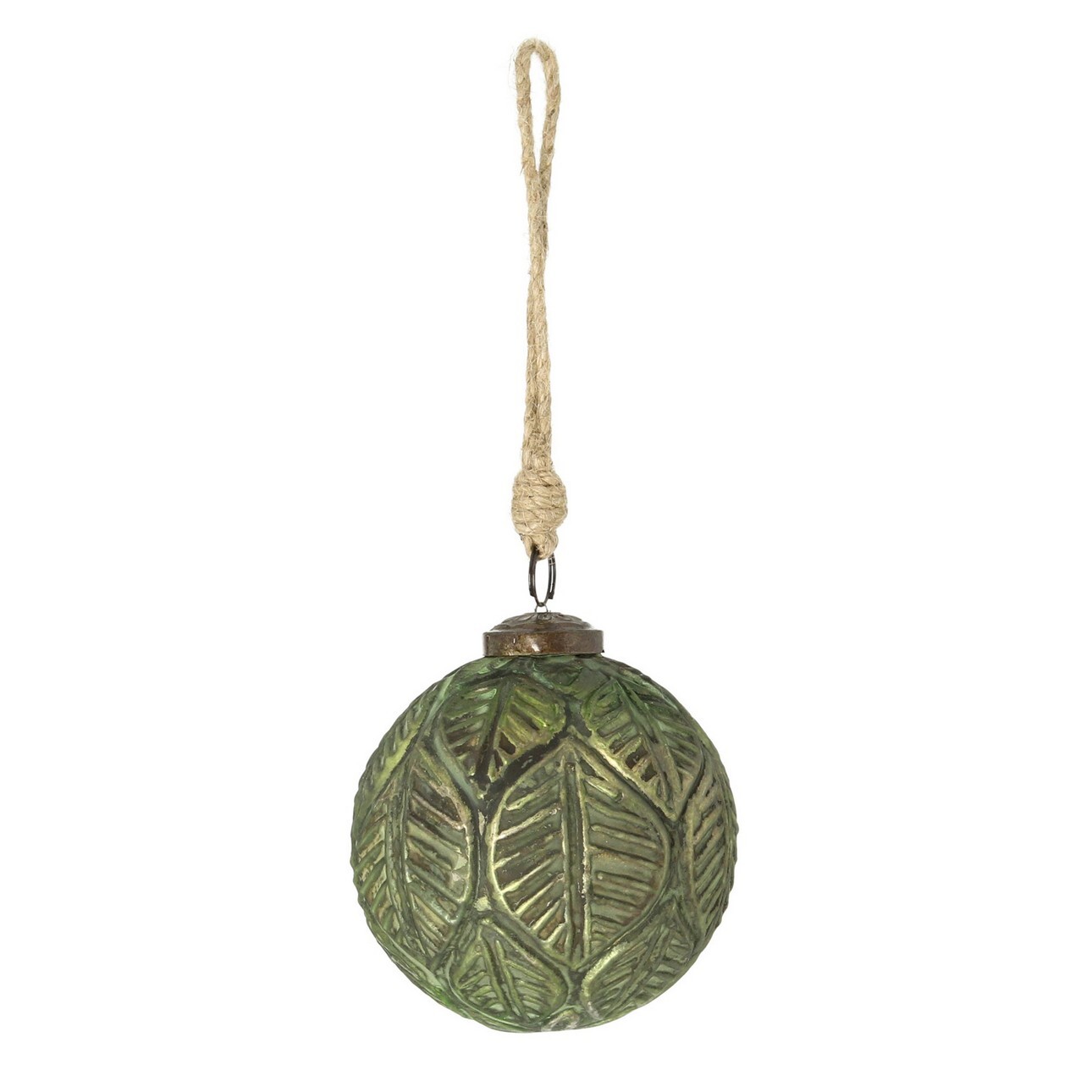 Dekoria Závěsná dekorace Green Bauble ⌀10cm, 10 x 10 x 10 cm