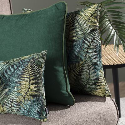 Green fern cushions hotsell