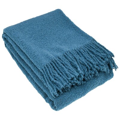 Pled Boucle 140x200cm blue 140 x 200 cm