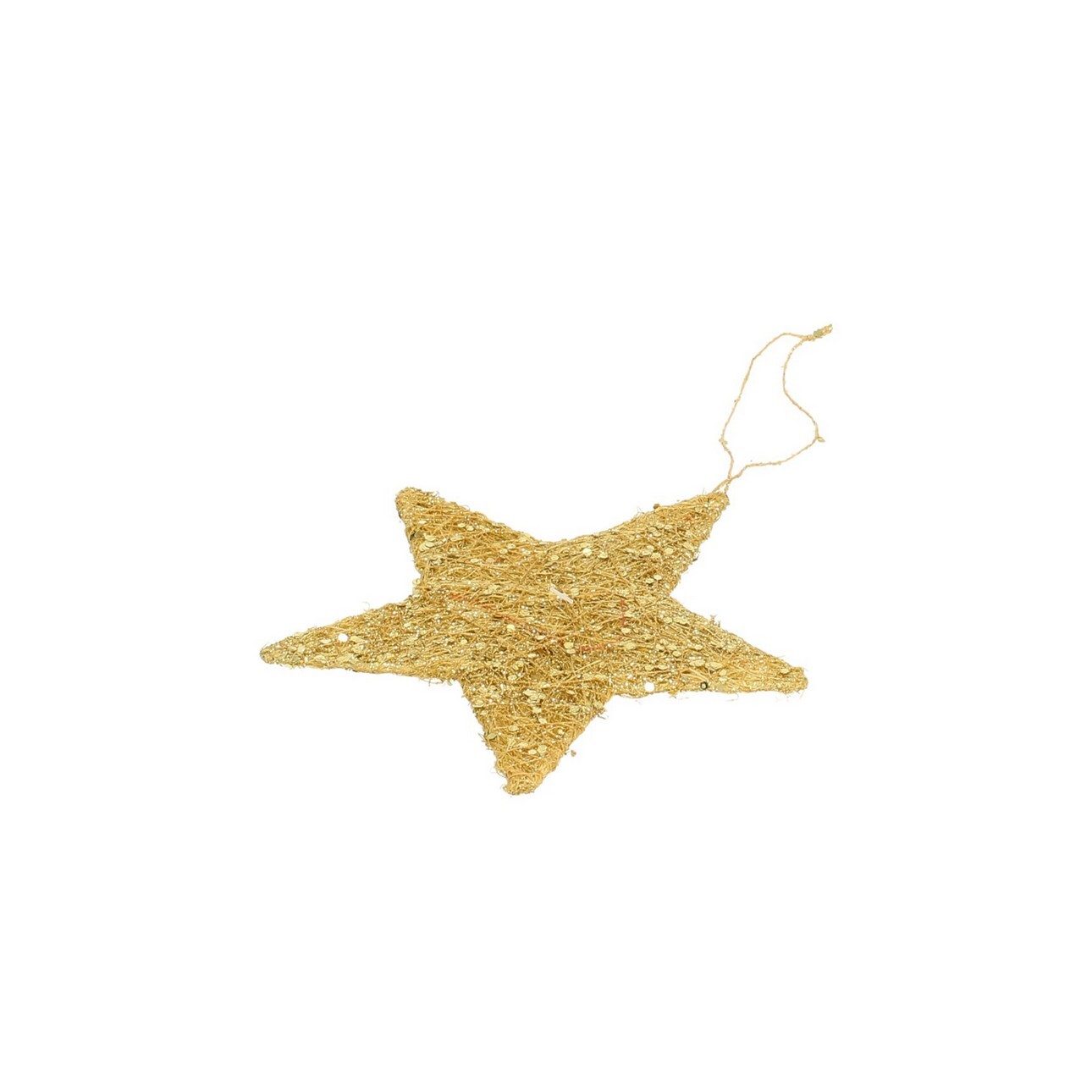 Dekorace Golden Star 15cm