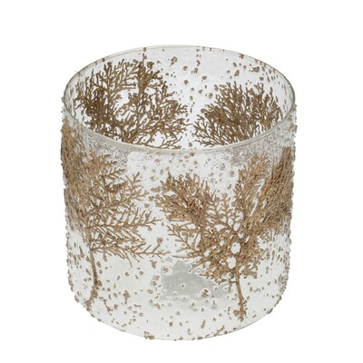 Świecznik Twig II ⌀15cm gold 15 x15 cm