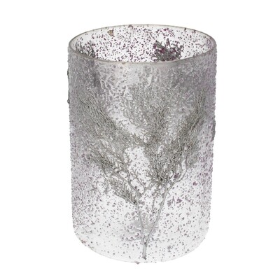 Świecznik Twig II ⌀20cm silver 20 x 30 cm