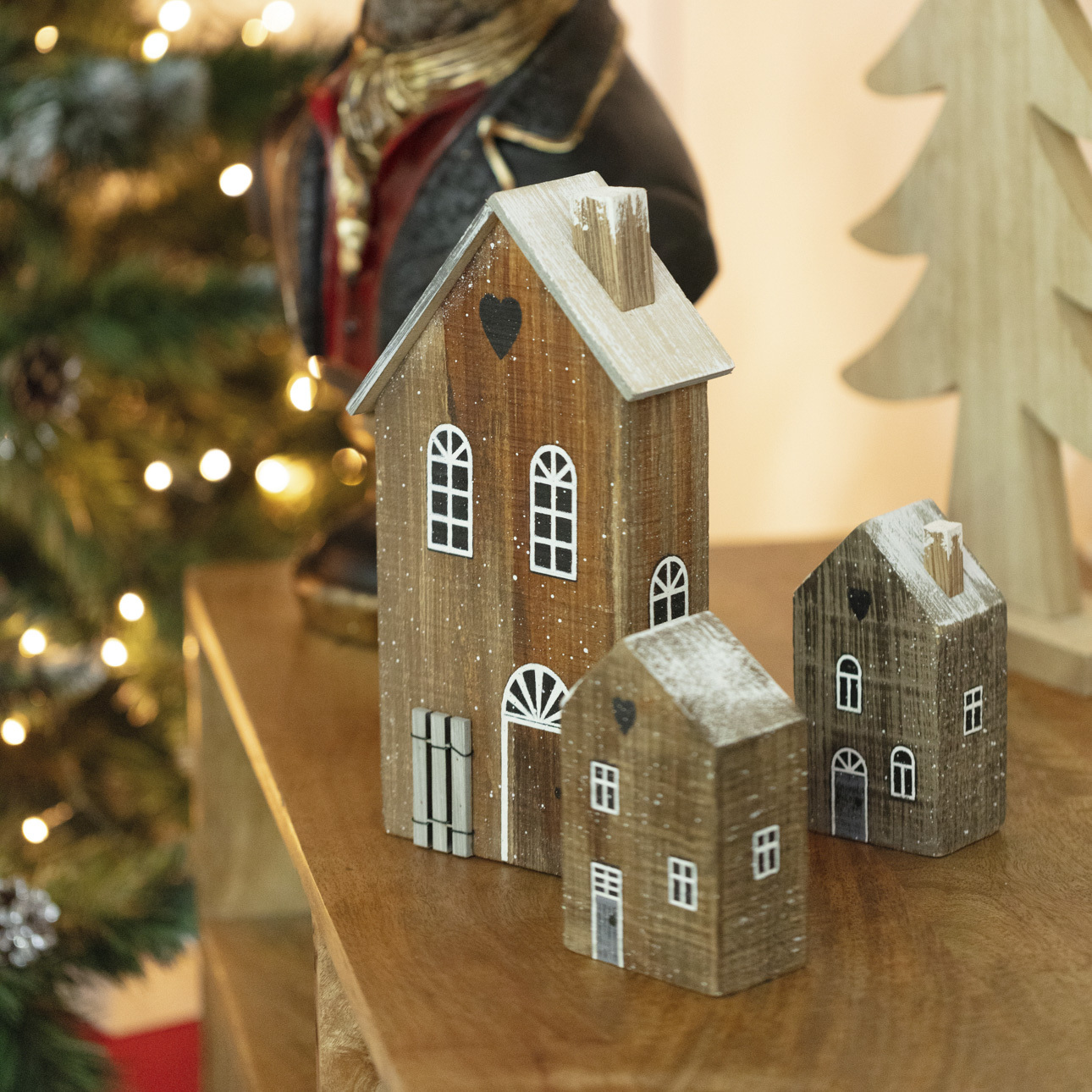 Dekoobjekt Snow House 25cm natural, 14 x 6 x 25 cm günstig online kaufen